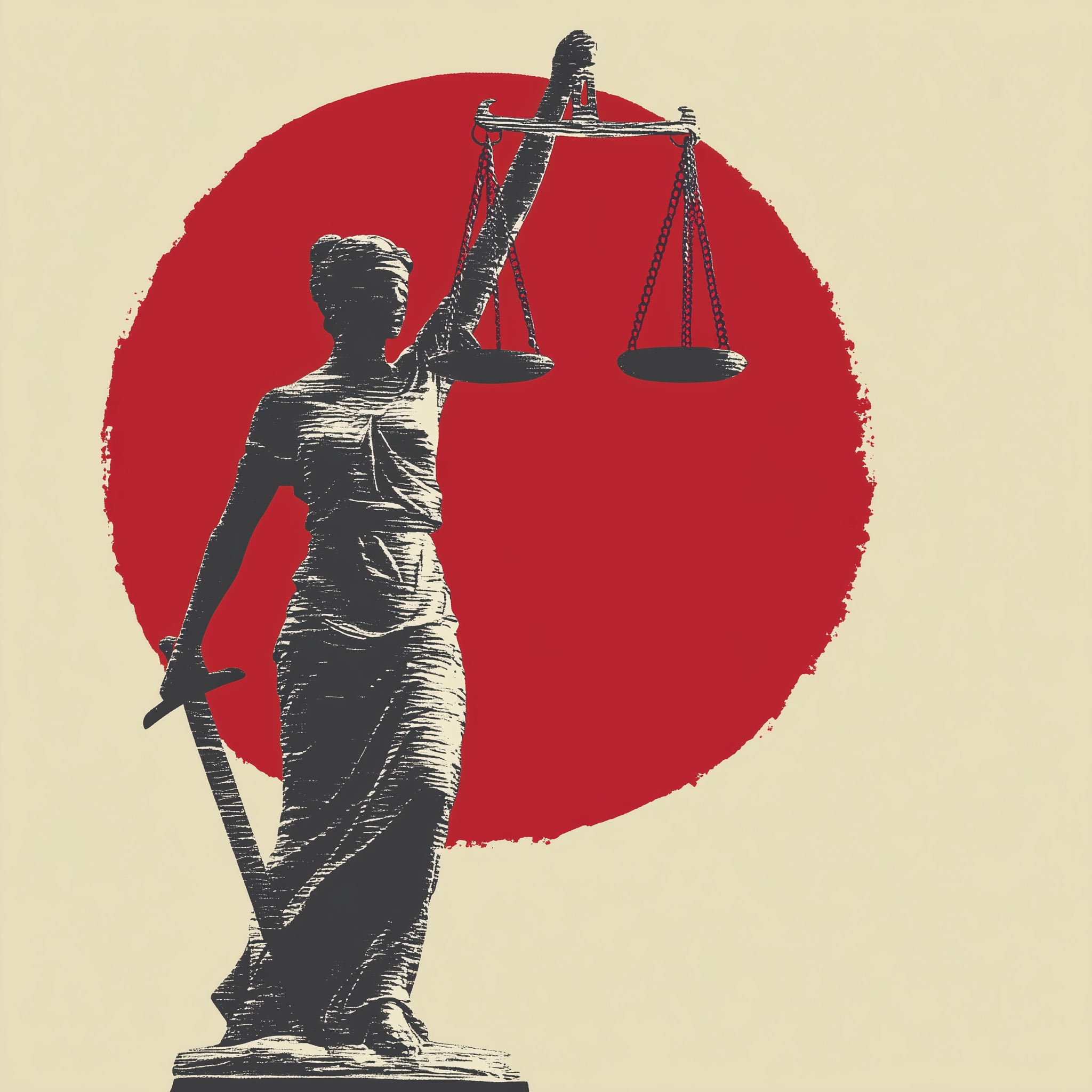 Justitia als Symbol für Gerechtigkeit